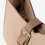 Signature CV by Cavalinho Leather Slouchy Shoulder Bag SKU 16260634.31 #color_sand / beige