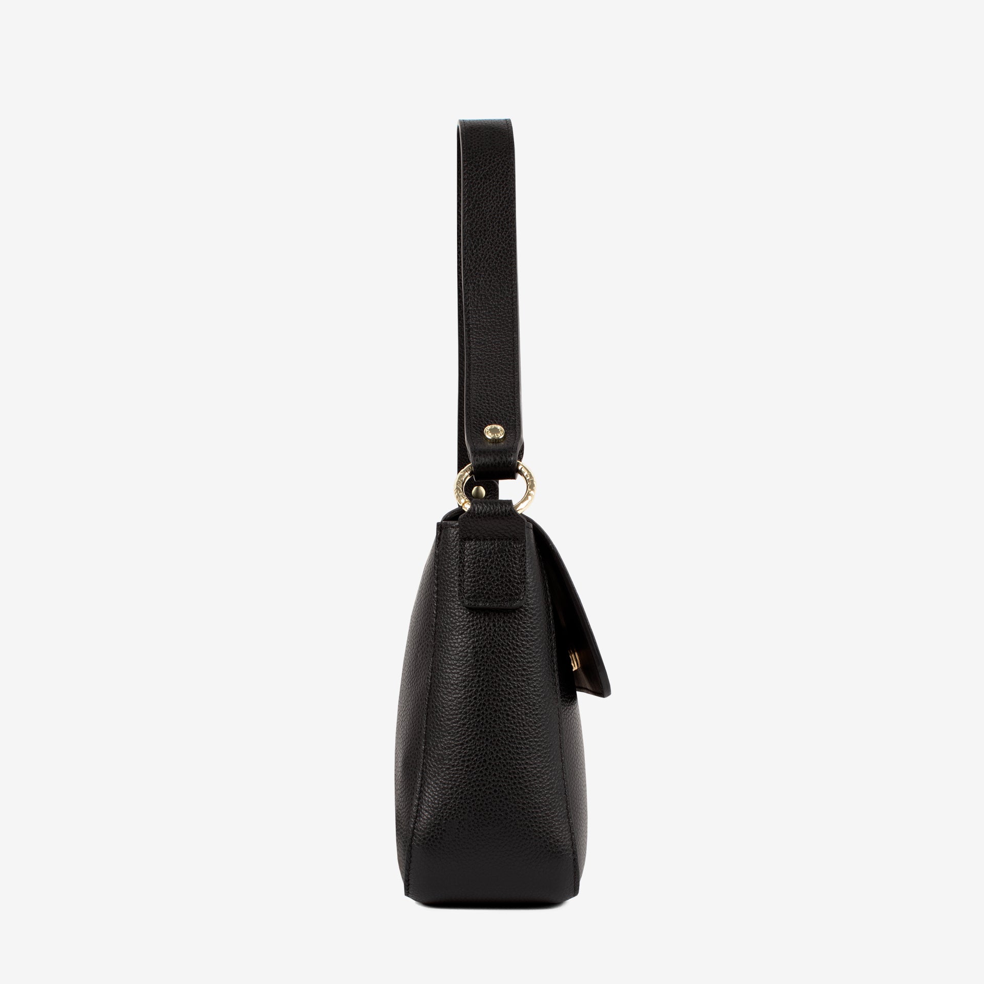 Signature CV By Cavalinho Black Leather Shoulder Bag SKU 16260642.01 #color_black