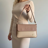 Signature CV By Cavalinho Leather Shoulder Bag SKU 16260642.31 #color_sand / beige