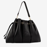 Black Signature CV by Cavalinho Leather Shoulder Bag SKU 16260644.01 #color_black