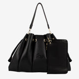 Black Signature CV by Cavalinho Leather Shoulder Bag SKU 16260644.01 #color_black