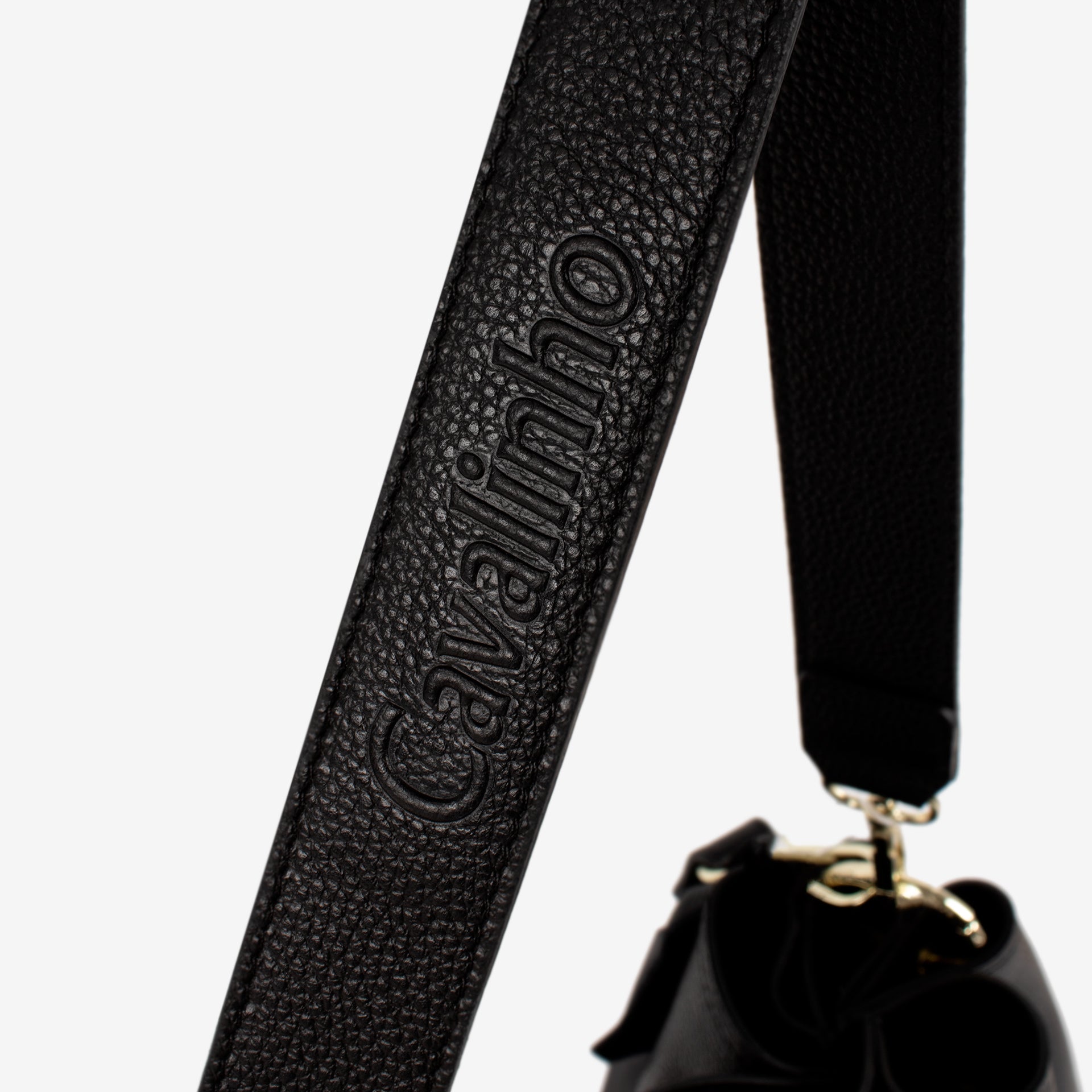 Black Signature CV by Cavalinho Leather Shoulder Bag SKU 16260644.01 #color_black
