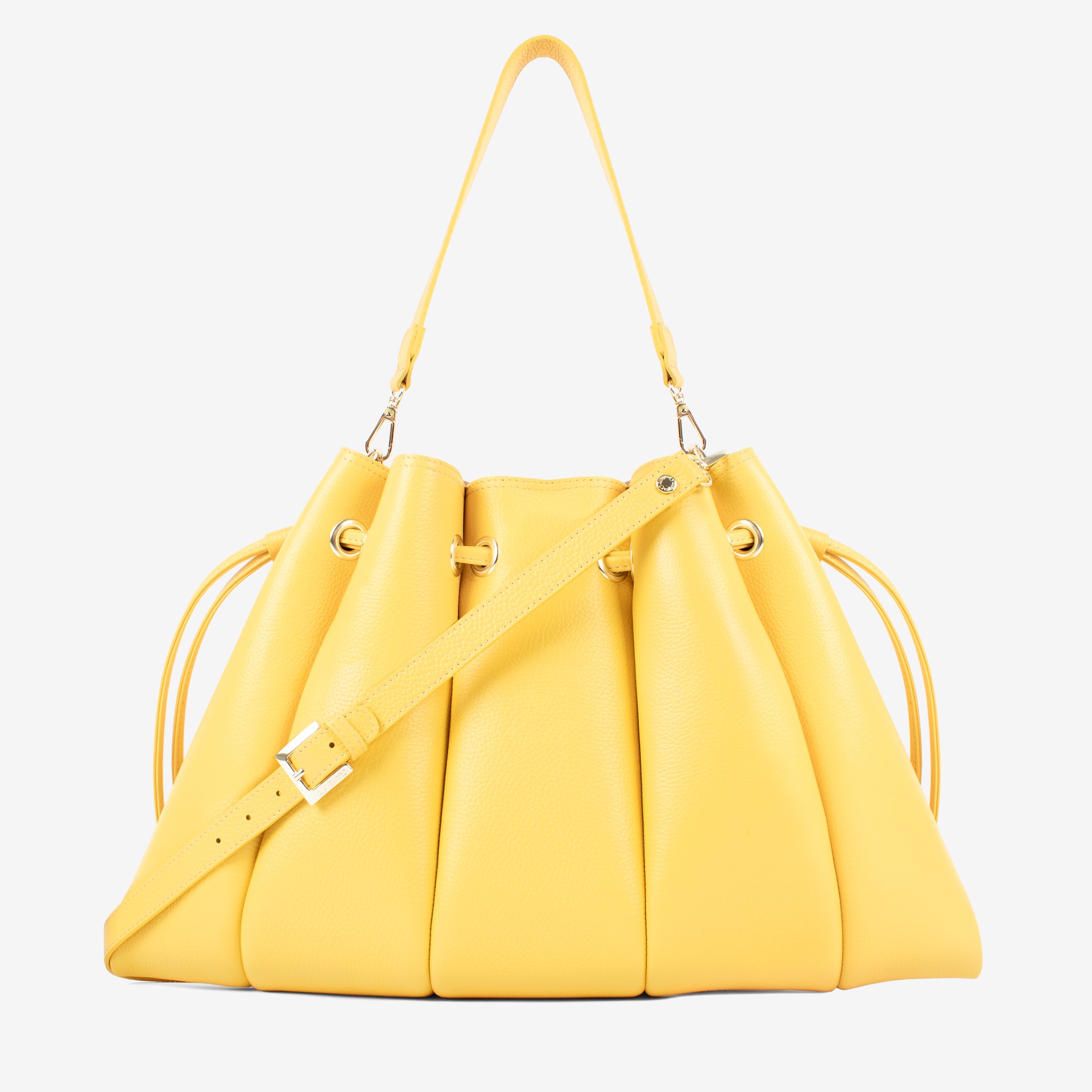 Signature CV by Cavalinho Yellow Leather Shoulder Bag SKU 16260644.08 #color_yellow