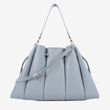 Signature CV by Cavalinho Grey-ish Blue Leather Shoulder Bag SKU 16260644.10 #color_lightblue