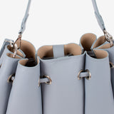 Signature CV by Cavalinho Grey-ish Blue Leather Shoulder Bag SKU 16260644.10 #color_lightblue