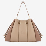 Nude Signature CV by Cavalinho Leather Shoulder Bag SKU 16260644.31 #color_sand / beige