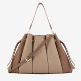 Nude Signature CV by Cavalinho Leather Shoulder Bag SKU 16260644.31 #color_sand / beige