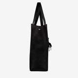 Black Signature CV by Cavalinho Leather Tote Bag with Butterfly Charm SKU 16260645.01 #color_Black