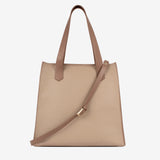 Beige Signature CV by Cavalinho Leather Tote Bag SKU 16260645.31 #color_sand / beige