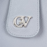 Signature CV By Cavalinho Grey-ish Blue Leather Handbag SKU 16260646.10 #color_lightblue