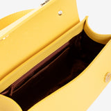 Signature CV By Cavalinho Designer Yellow Leather Handbag SKU 16260647.08 #color_yellow, jaune, amarelo
