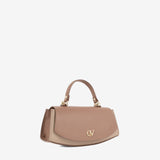 Signature CV By Cavalinho Designer Nude Leather Handbag SKU 16260647.31 #color_sand / beige