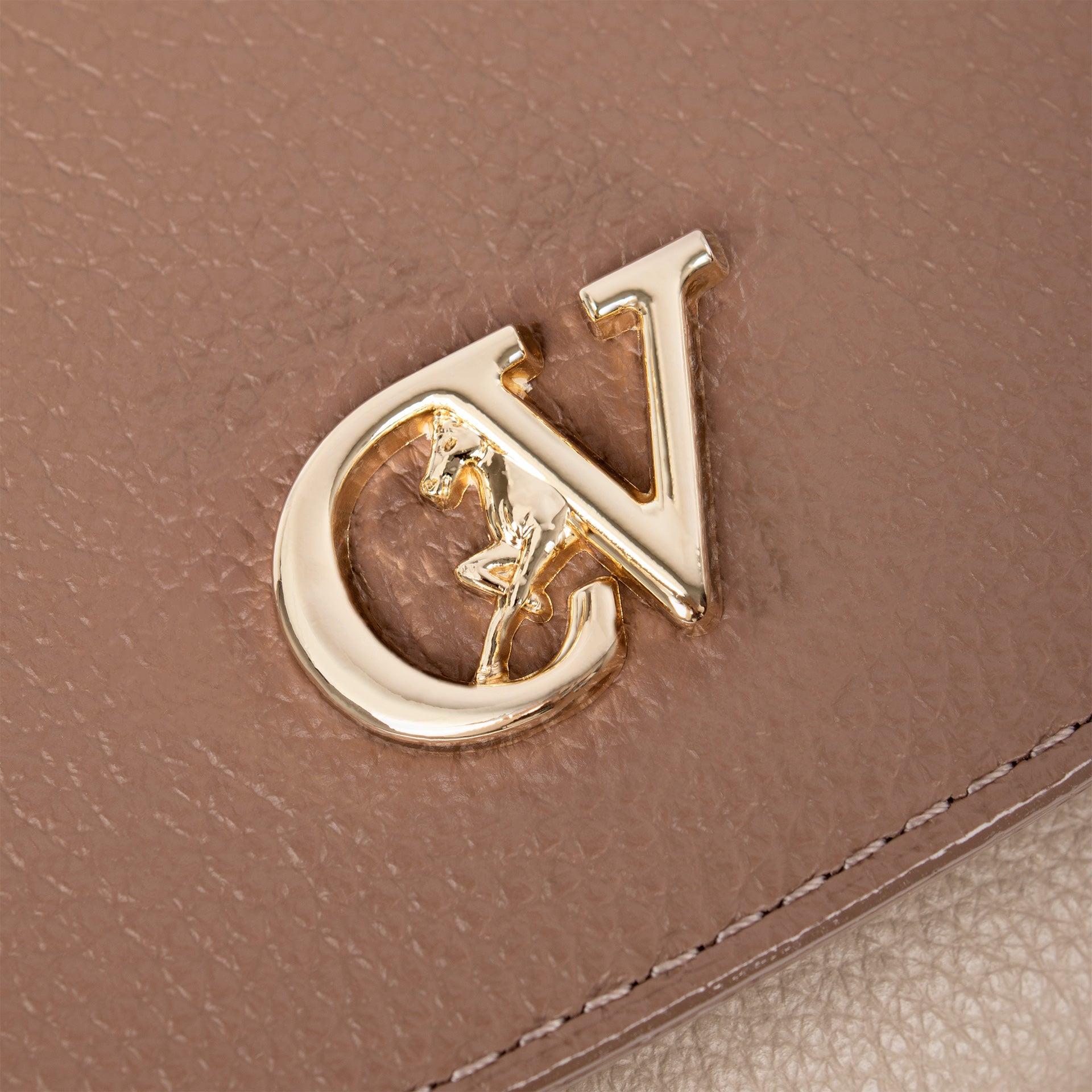 Signature CV By Cavalinho Designer Nude Leather Handbag SKU 16260647.31 #color_sand / beige