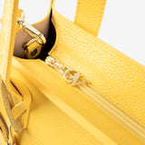 Signature CV by Cavalinho Yellow Leather Tote Bag with Butterfly Charm SKU 16260649.08 #color_yellow