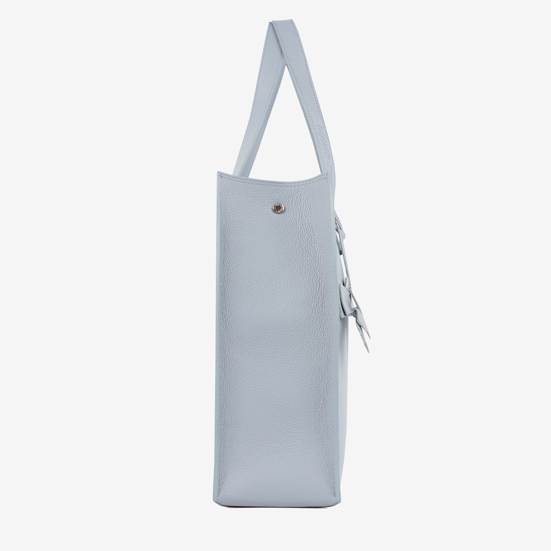 Signature CV by Cavalinho Grey Blue Leather Tote Bag with Butterfly Charm SKU 16260649.10 #color_lightblue