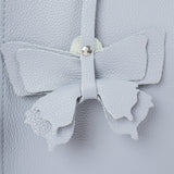 Signature CV by Cavalinho Grey Blue Leather Tote Bag with Butterfly Charm SKU 16260649.10 #color_lightblue