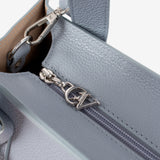 Signature CV by Cavalinho Grey Blue Leather Tote Bag with Butterfly Charm SKU 16260649.10 #color_lightblue