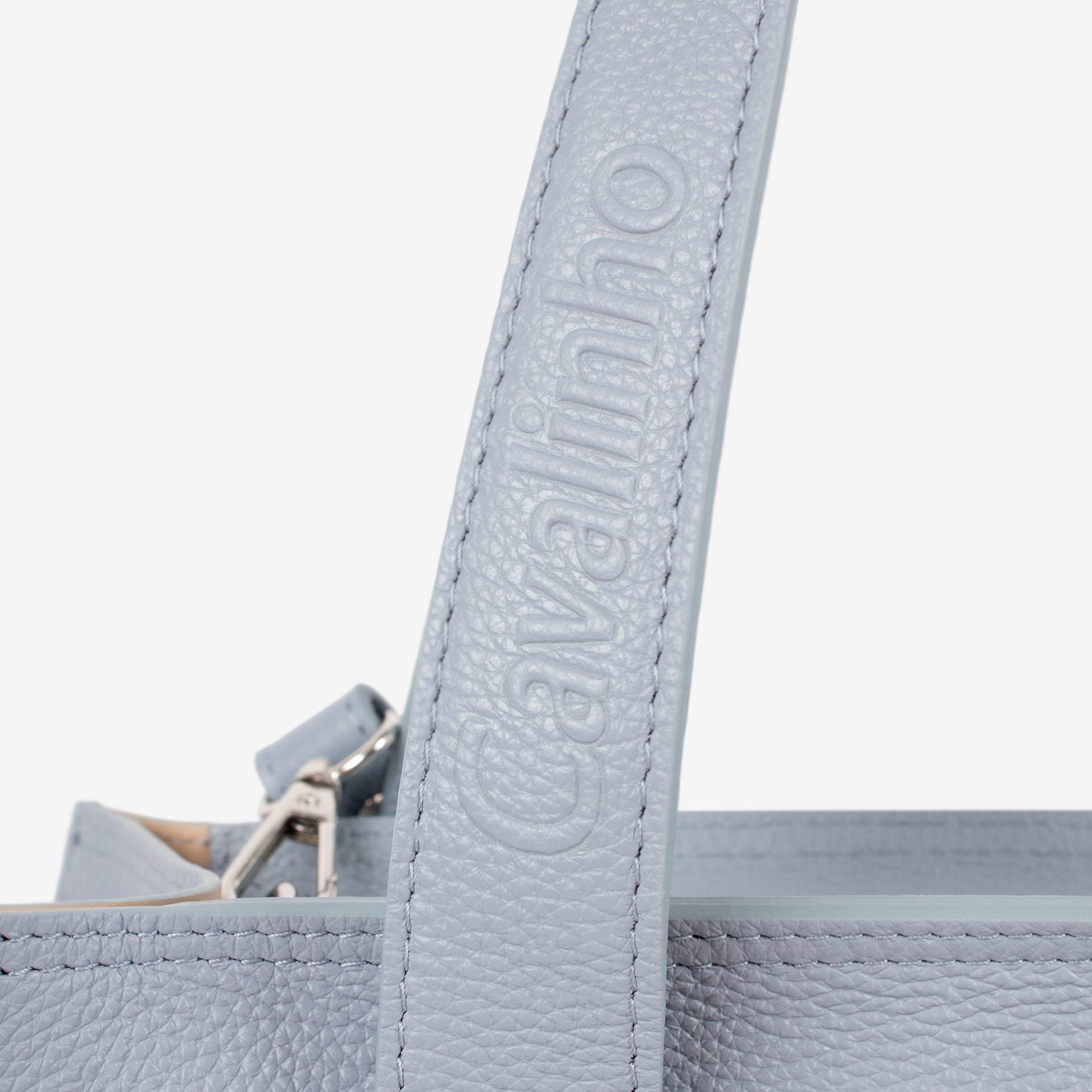 Signature CV by Cavalinho Grey Blue Leather Tote Bag with Butterfly Charm SKU 16260649.10 #color_lightblue