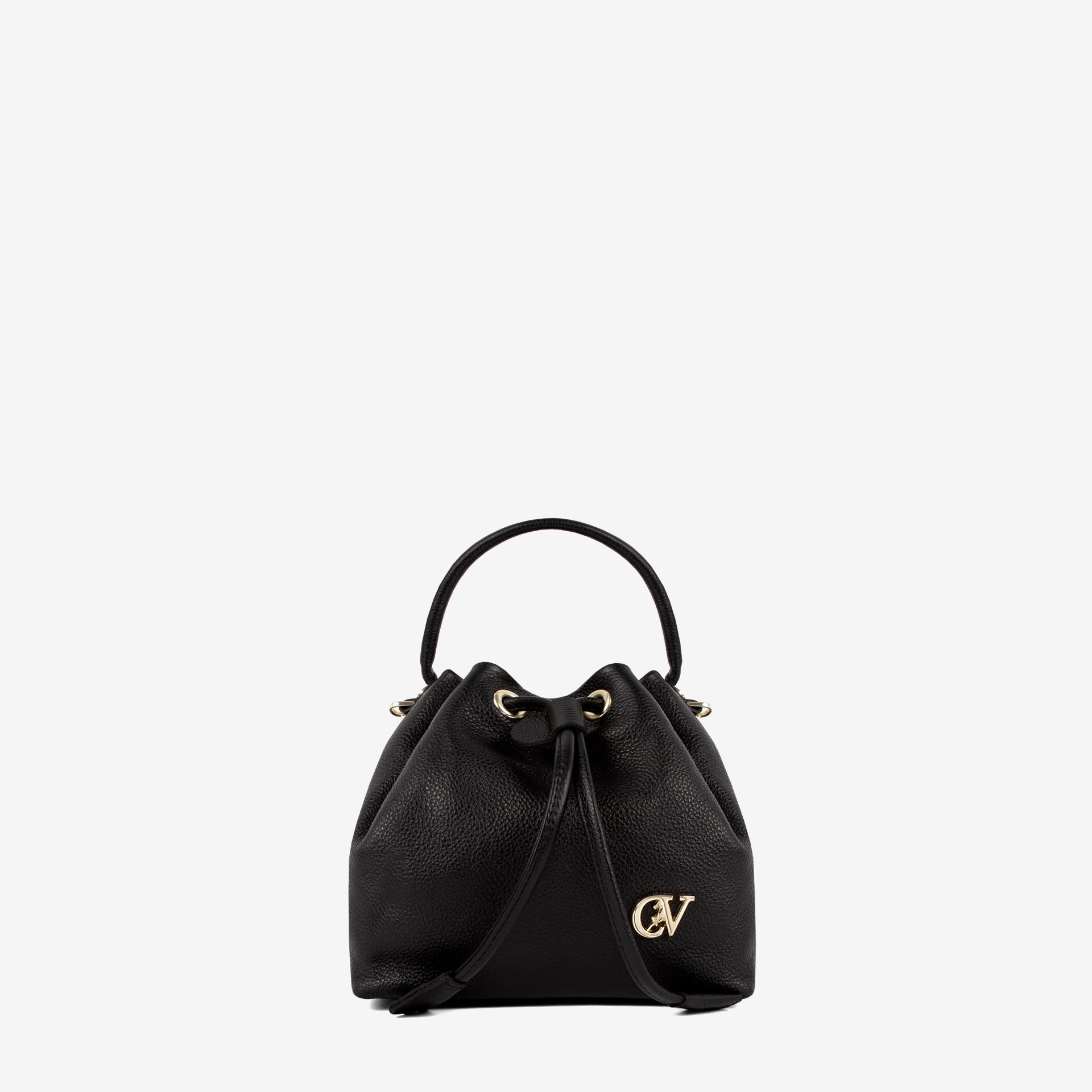 Signature CV By Cavalinho Black  Leather Mini Bucket Bag SKU 16260651.01 #color_black