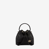 Signature CV By Cavalinho Black  Leather Mini Bucket Bag SKU 16260651.01 #color_black