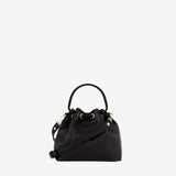 Signature CV By Cavalinho Black Leather Mini Bucket Bag SKU 16260651.01 #color_black
