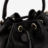 Signature CV By Cavalinho Black Leather Mini Bucket Bag SKU 16260651.01 #color_black