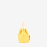 Signature CV By Cavalinho Yellow Leather Mini Bucket Bag SKU 16260651.08 #color_yellow, jaune, amarelo