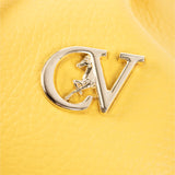 Signature CV By Cavalinho Yellow Leather Mini Bucket Bag SKU 16260651.08 #color_yellow, jaune, amarelo