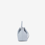Signature CV By Cavalinho Grey-ish Blue Leather Mini Bucket Bag SKU 16260651.10 #color_lightblue