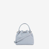 Signature CV By Cavalinho Grey-ish Blue Leather Mini Bucket Bag SKU 16260651.10 #color_lightblue