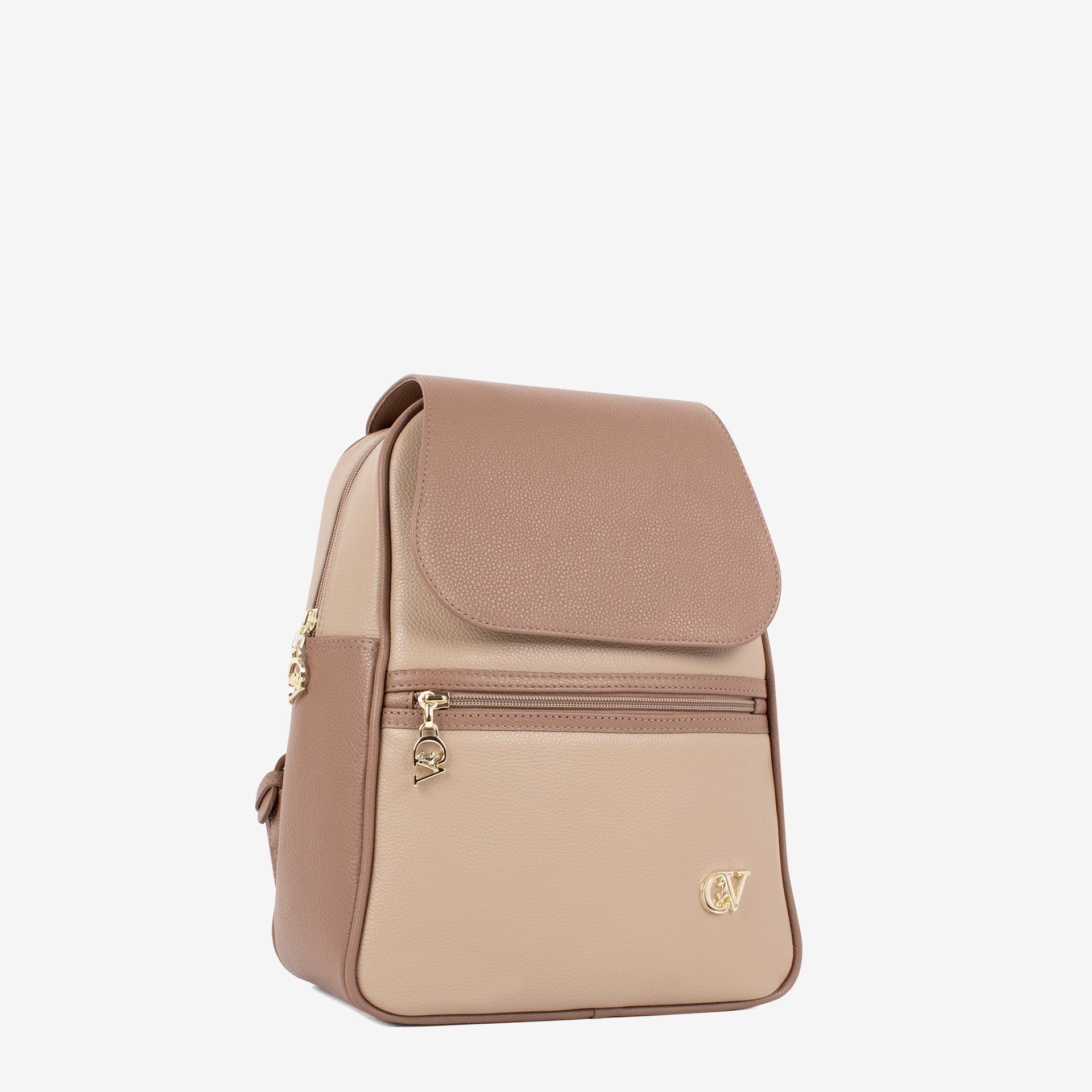 Signature CV By Cavalinho Nude Leather Backpack SKU 16260653.31 #color_sand / beige