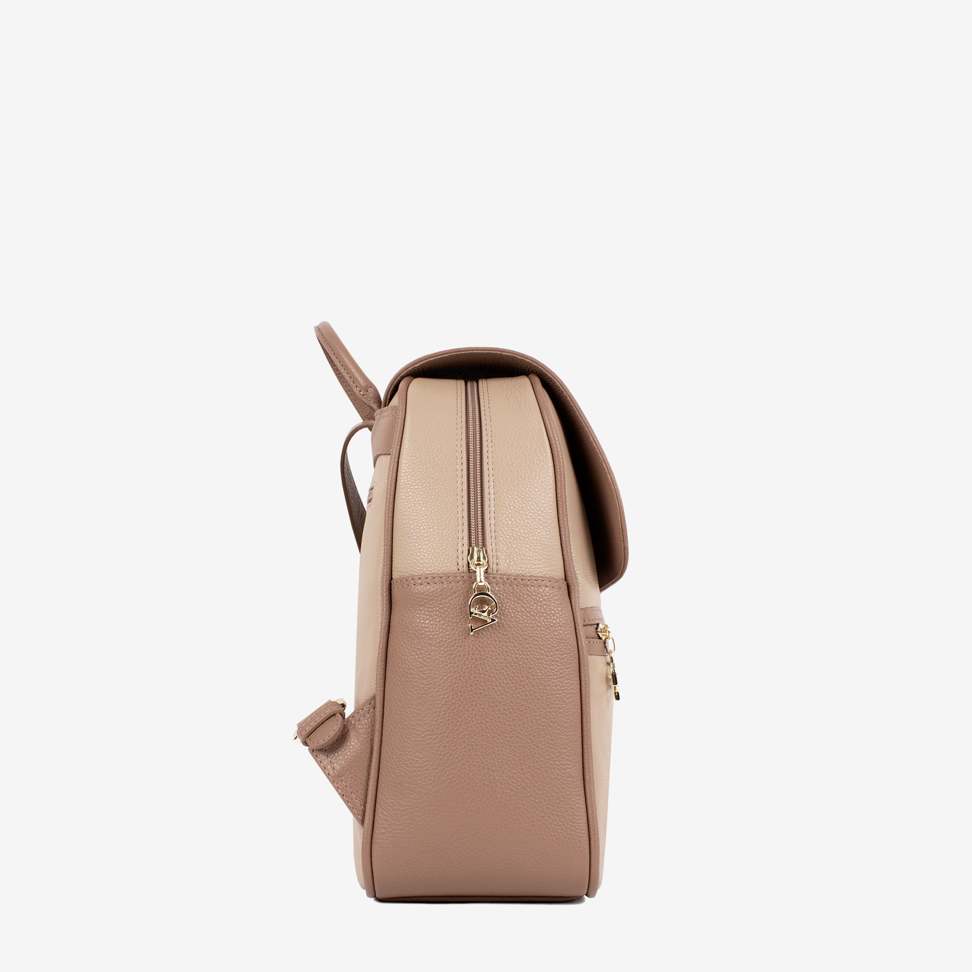Signature CV By Cavalinho Nude Leather Backpack SKU 16260653.31 #color_sand / beige