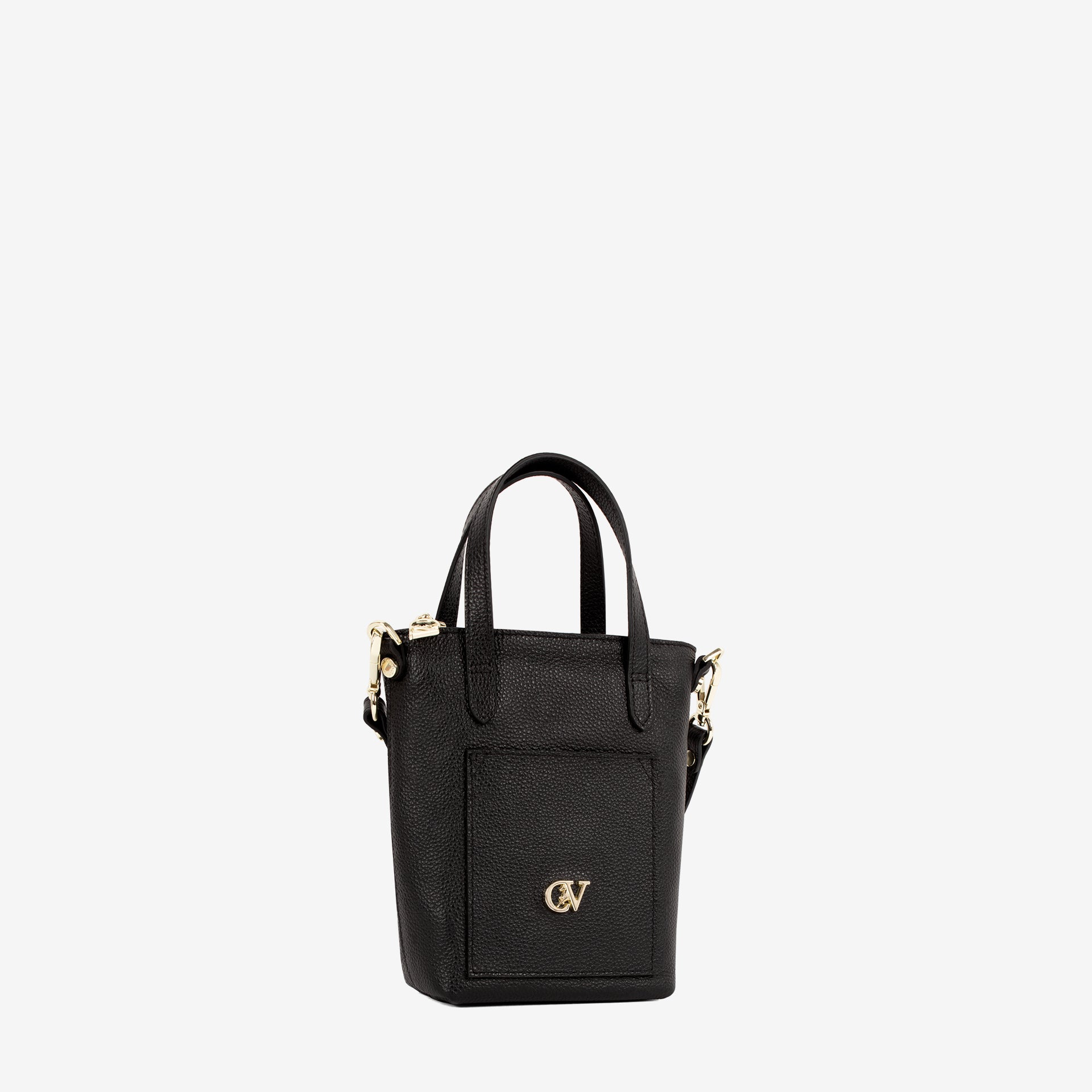 Signature CV by Cavalinho Black Leather Handbag SKU 16260660.01 #color_black