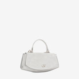 Iconic By Cavalinho Greyish Blue Patent Leather Handbag SKU 16270647.10 #color_lightblue