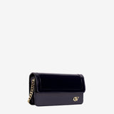 Iconic by Cavalinho Navy Blue Patent Leather Clutch Shoulder Bag SKU 16270648.03 #color_navy