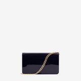Iconic by Cavalinho Navy Blue Patent Leather Clutch Shoulder Bag SKU 16270648.03 #color_navy