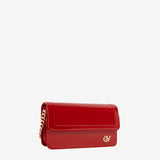 Iconic by Cavalinho Red Patent Leather Clutch Shoulder Bag SKU 16270648.04 #color_red