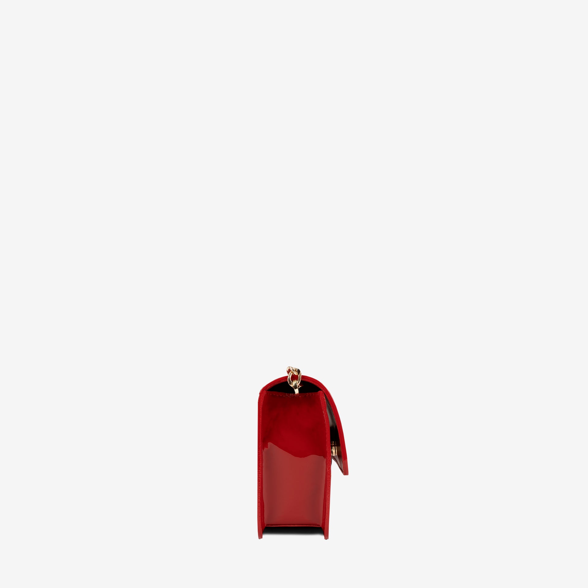 Iconic by Cavalinho Red Patent Leather Clutch Shoulder Bag SKU 16270648.04 #color_red