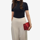 Iconic by Cavalinho Red Patent Leather Clutch Shoulder Bag SKU 16270648.04 #color_red