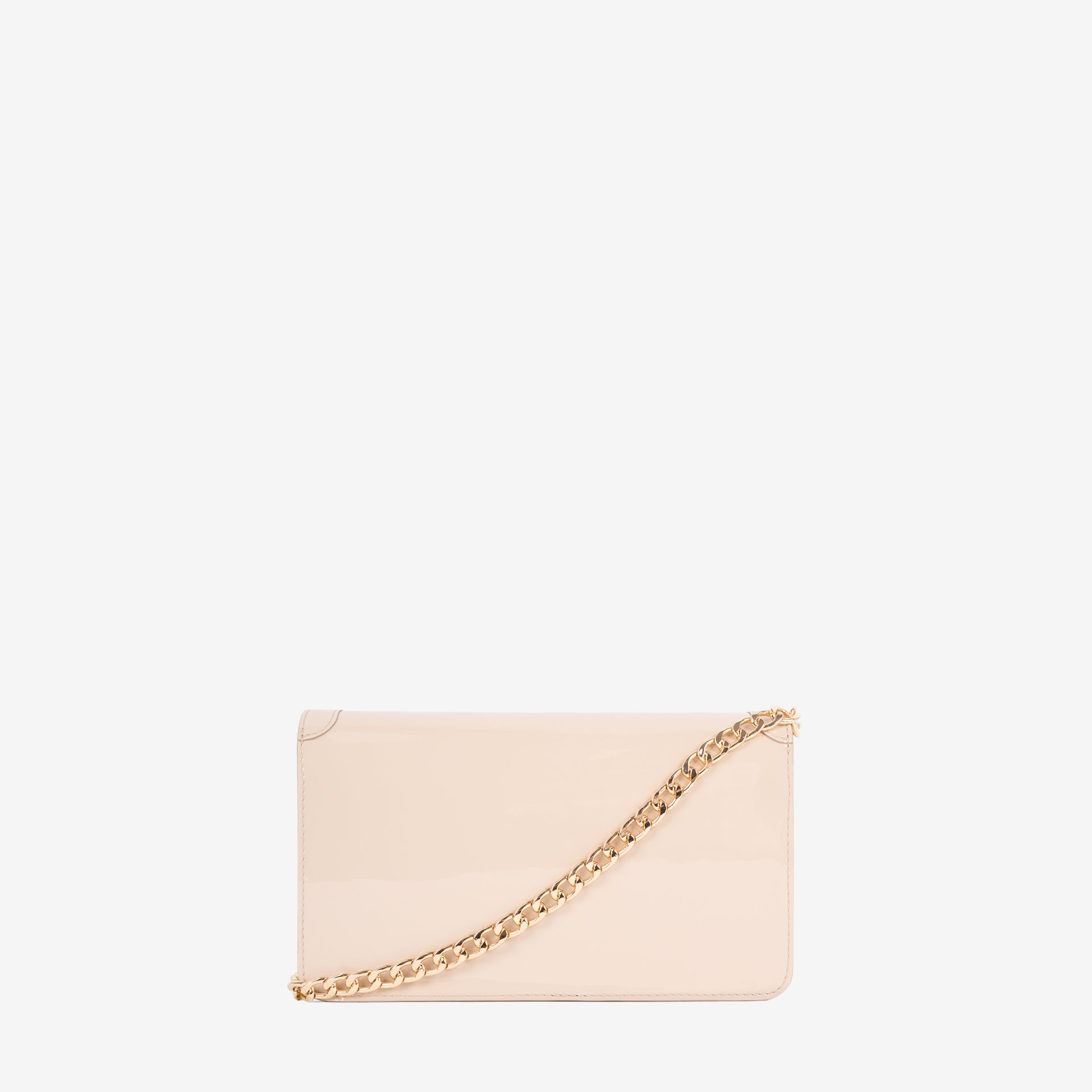 Iconic by Cavalinho Beige Patent Leather Clutch Shoulder Bag SKU 16270648.05 #color_beige