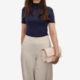 Iconic by Cavalinho Beige Patent Leather Clutch Shoulder Bag SKU 16270648.05 #color_beige