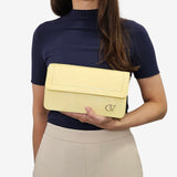 Iconic by Cavalinho Yellow Patent Leather Clutch Shoulder Bag SKU 16270648.08 #color_yellow