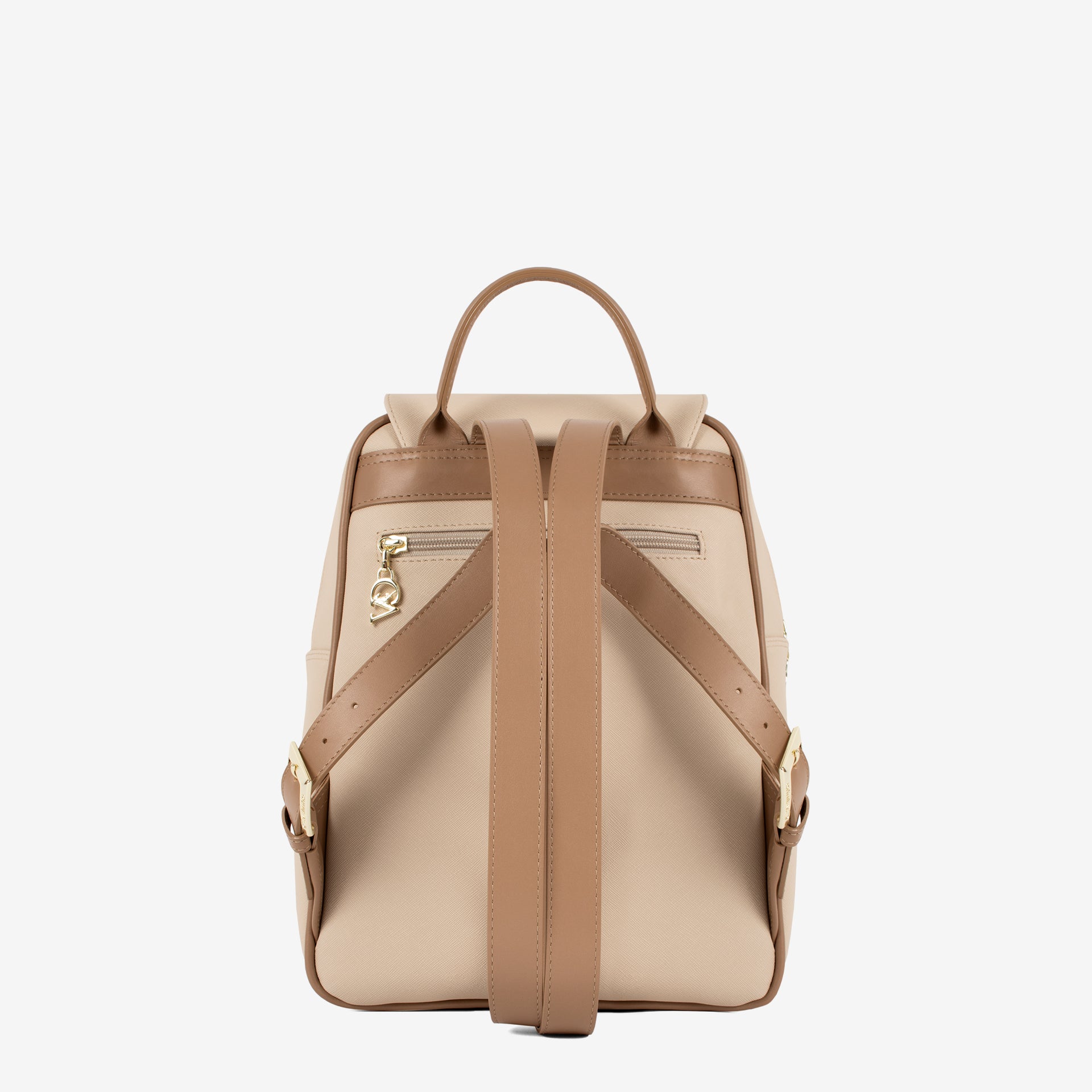 CV by Cavalinho beige and white backpack with croc-effect patent leather detailing SKU 16280653.31 #color_beige / white, beige / blanc, bege / branco