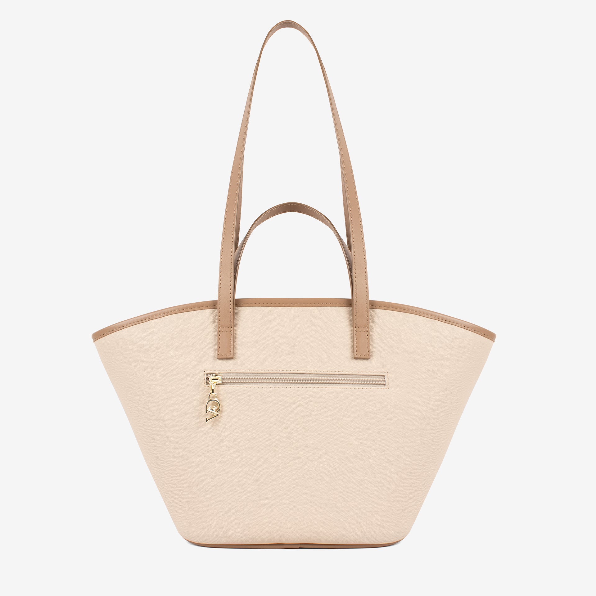 CV by Cavalinho designer boat handbag in beige and white with patent leather croc-effect detailing SKU 16280656.31 #color_beige / white, beige / blanc, bege / branco