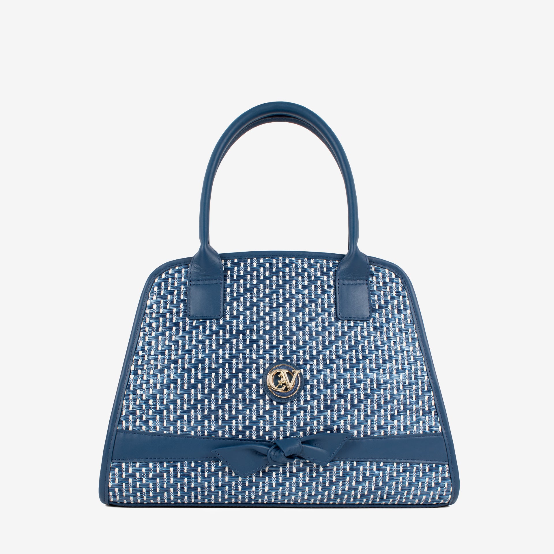Cavalinho Almare Blue Designer Handbag with Bow SKU 16290624.03 #color_blue