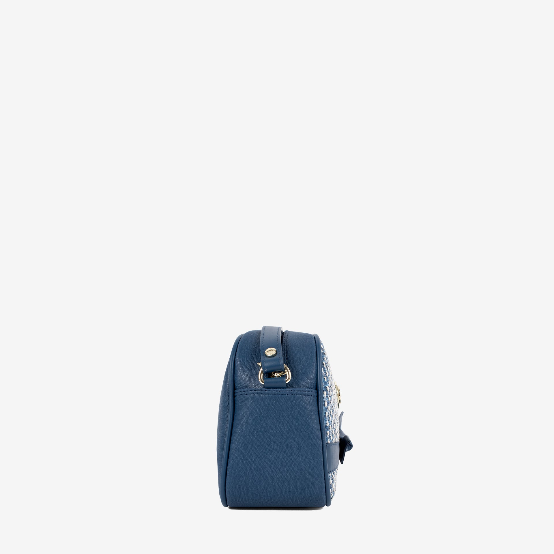 Cavalinho Almare Blue Woven Crossbody Bag SKU 16290657.03 #color_blue
