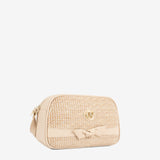 Cavalinho Almare Beige Woven Crossbody Bag SKU 16290657.05 #color_beige