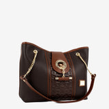 Origem By Cavalinho Brown Shoulder Bag SKU 16300258.20 #color_darkbrown / saddlebrown