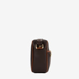 Cavalinho Origem Brown Crossbody Bag SKU 16300324.20 #color_darkbrown / saddlebrown
