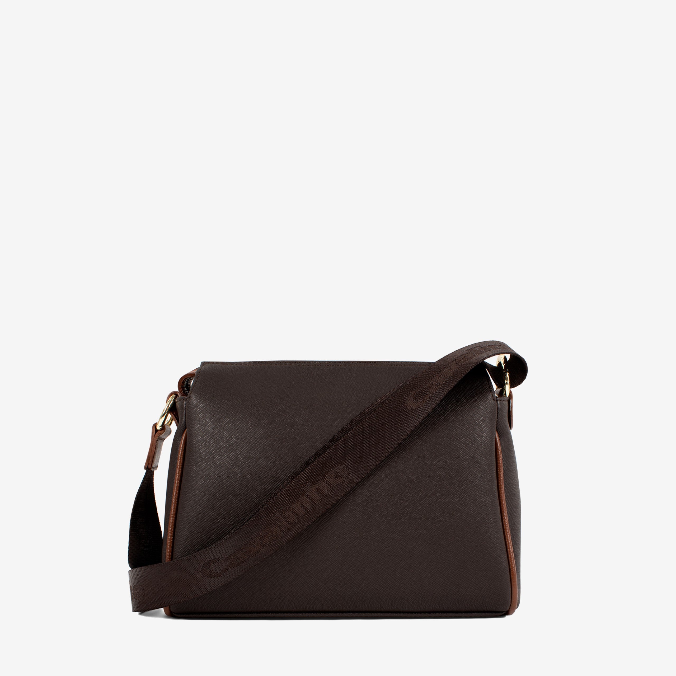 Cavalinho Origem Brown Crossbody Bag SKU 16300344.20 #color_darkbrown / saddlebrown